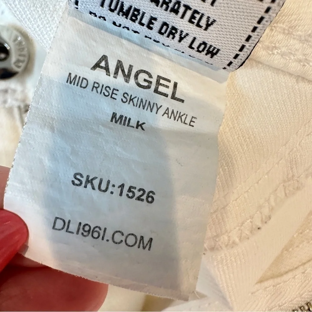 DL1961 Angel‎ Jeans in Milk White 29